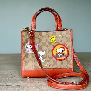 COACH x PEANUTS TOTE PURSE NWT